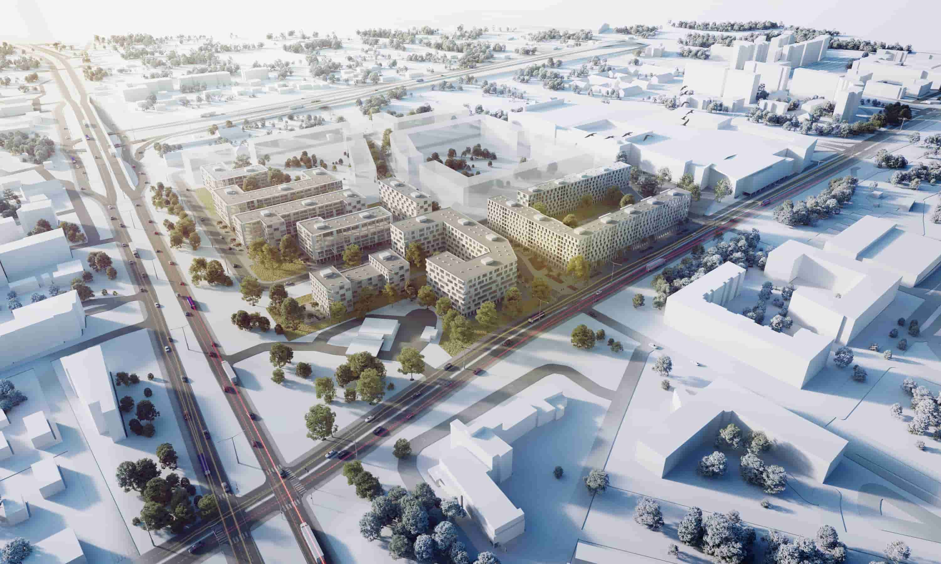 osidle z poziomu ptaka